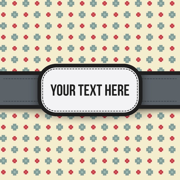 Text background with colorful pixelated pattern. useful for presentations, advertising