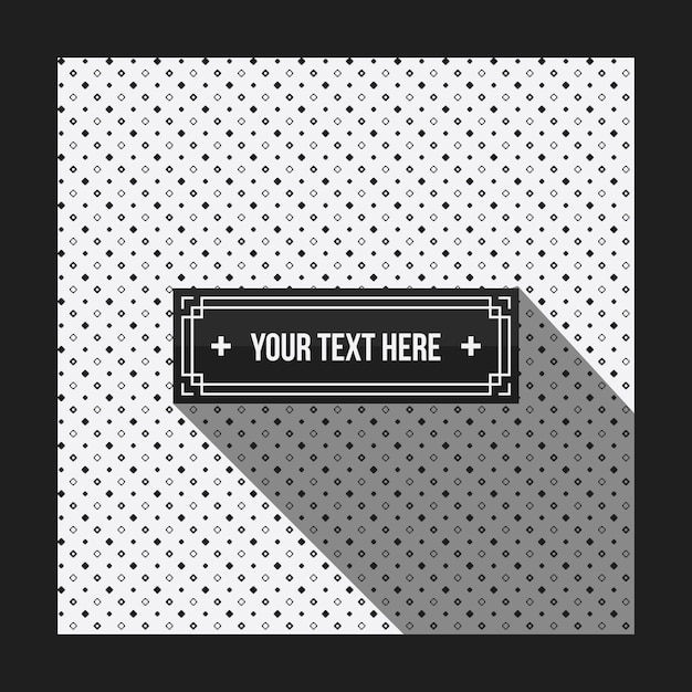 Text background with monochrome pattern. useful for corporate presentations, advertising and web design. neutral style