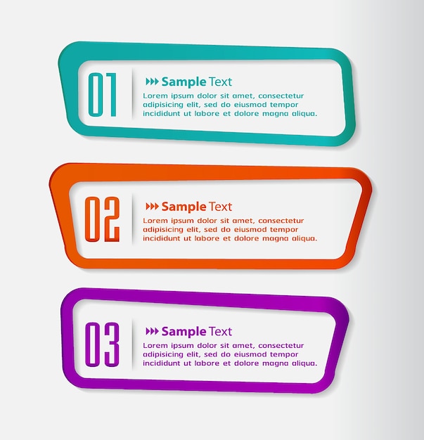 text box template, banner Infographics