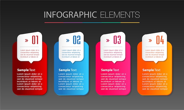 text box template , banner Infographics