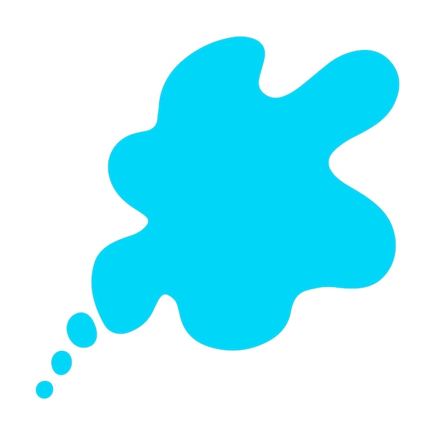 Text bubble Met de hand getekende vector bubble sjablonen voor tekstberichten Kleurige cartoon sticker geïsoleerd