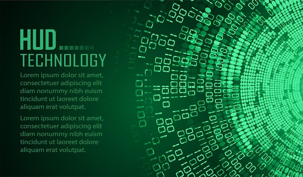 Text cyber circuit future technology concept background