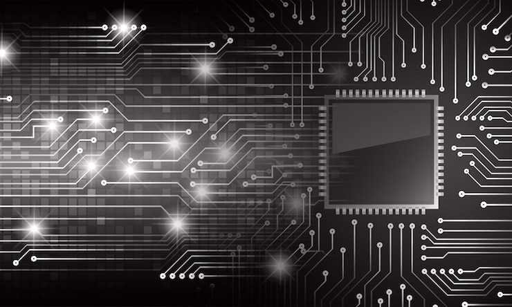 Vector テキストサイバー回路の将来の技術概念の背景