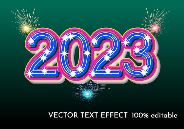 Text effect 2023