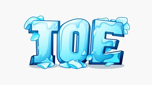 Vector text effect 2d cartoon for ui and ux