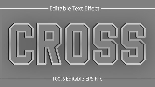 벡터 텍스트 효과 3d 디자인 100 편집 가능한 eps 파일 디지털 다운로드