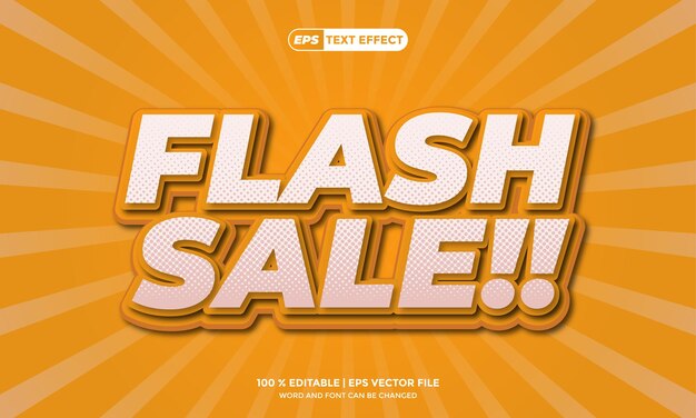 Text effect 3d vector editable promo sale new