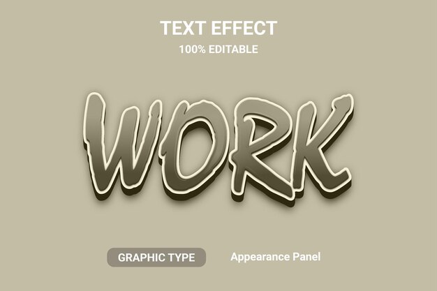 Text effect comic font style fully editable