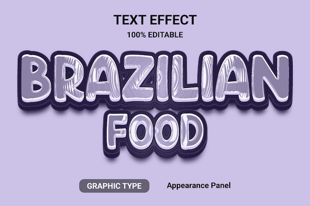 Text effect comic font style vector fully editable EPS file