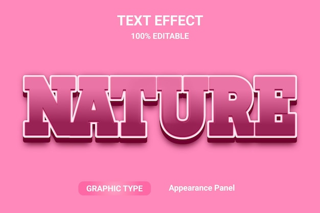 Text effect comic font style vector fully editable EPS file