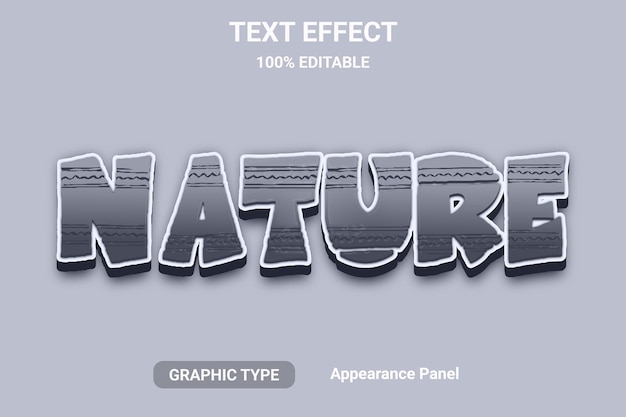 Text effect comic font style vector fully editable EPS file