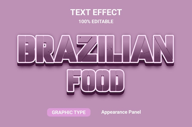 Text effect comic font style vector fully editable eps file