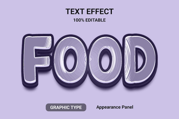 Text effect comic font style vector fully editable EPS file