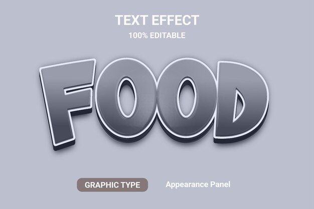 Text effect comic font style vector fully editable EPS file