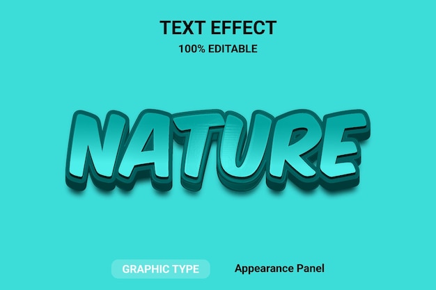 Text effect comic font style vector fully editable EPS file