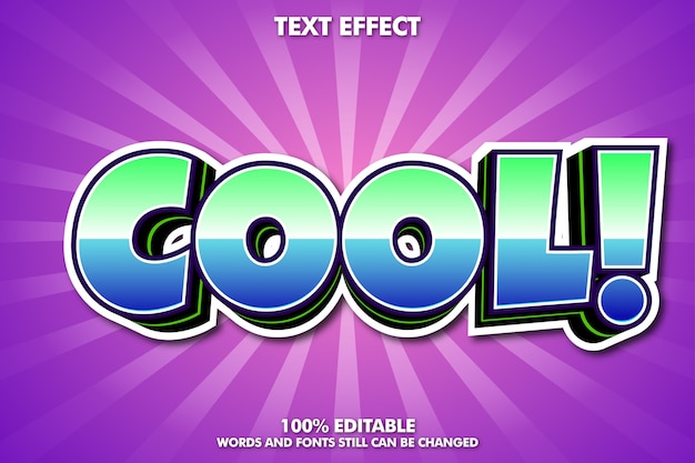 Text effect - cool cartoon text effect