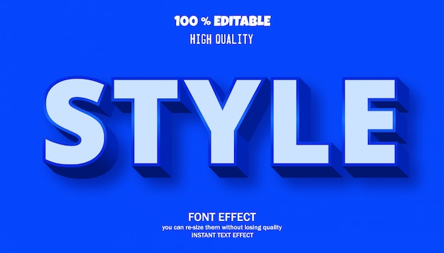 Text effect for cool futuristic effect , editable font effect