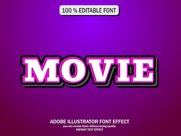 Text effect for cool futuristic effect , font effect