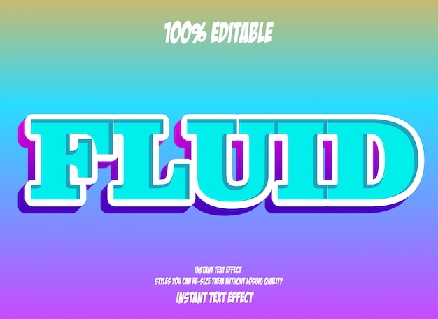 Text effect for cool futuristic effect