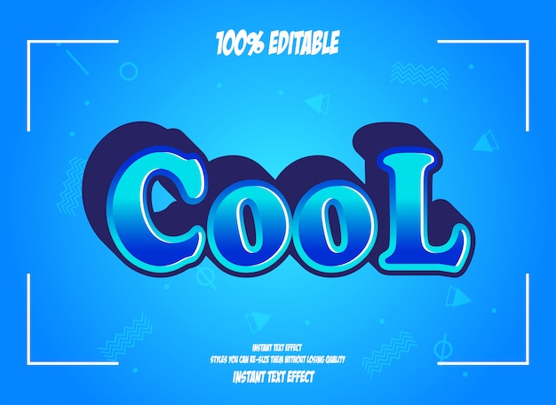 text effect for cool futuristic effect