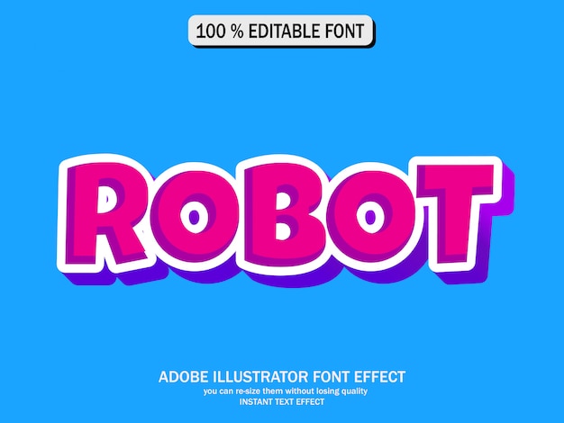 Text effect for cool futuristic effect