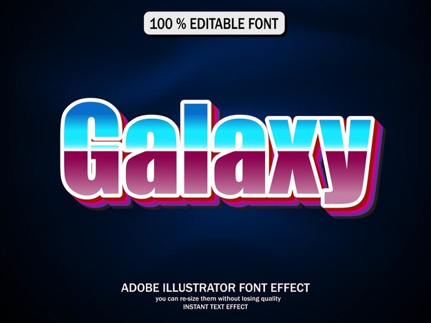 Text effect for cool futuristic effect