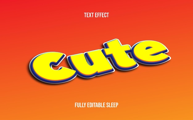 TEXT EFFECT CUTE