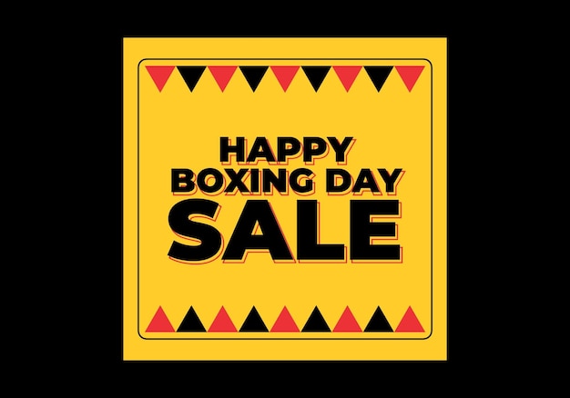 Text effect design happy boxing sale