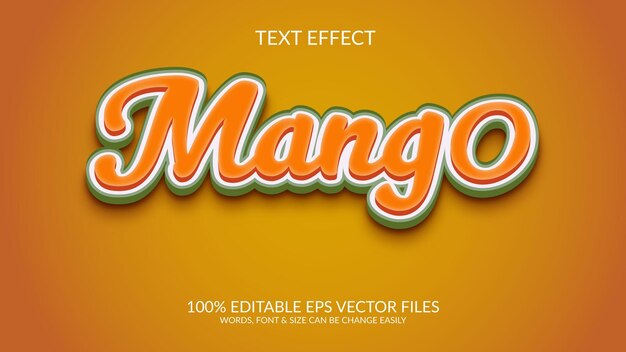 Text effect editable to change