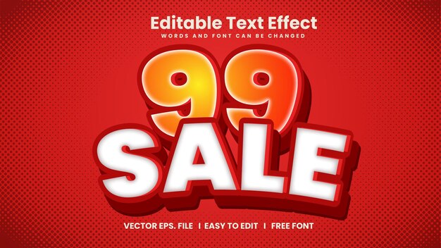 Text effect editable premium vector