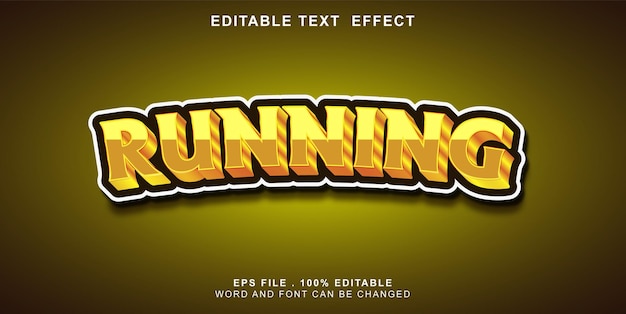 Text-effect-editable-runing