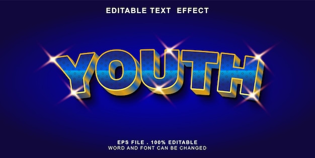 Text-effect-editable-youth