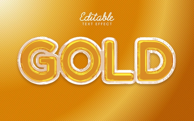 Text Effect Gold