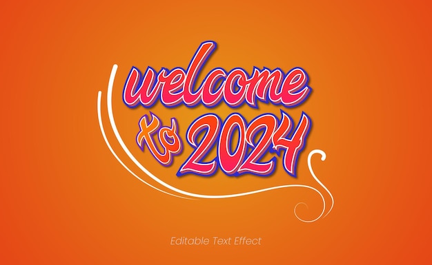 Text effect happy new fully editable