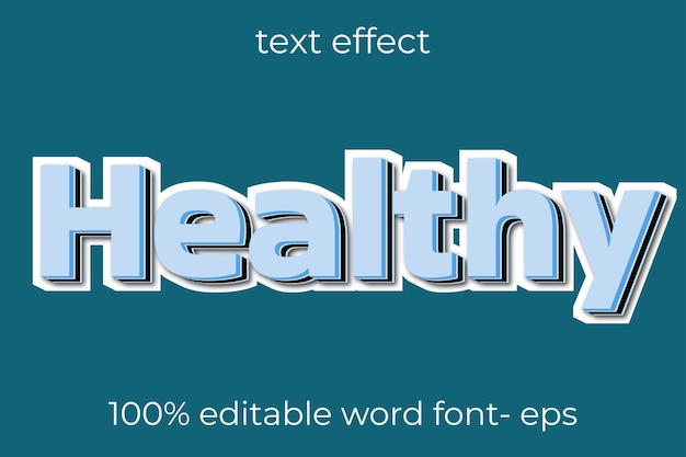 text effect health