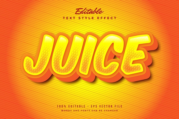 Text effect juice