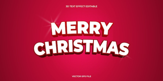 Text Effect Marry Christmas