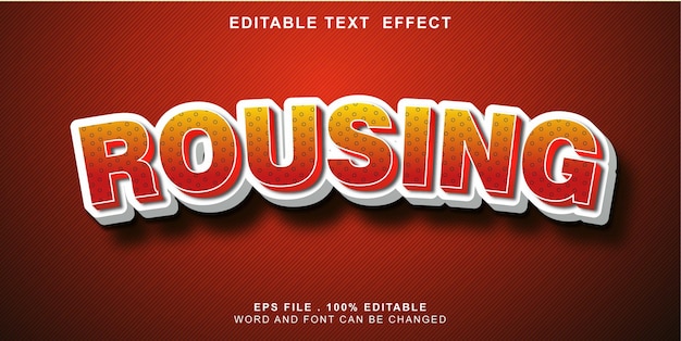 Text-effect-rousing