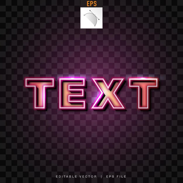 Vector text effect set 202403_2