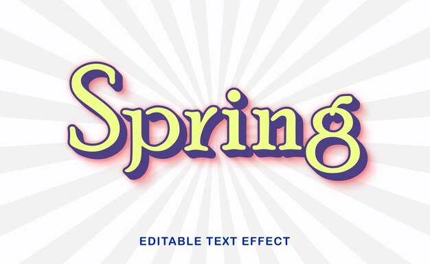 Text Effect Spring