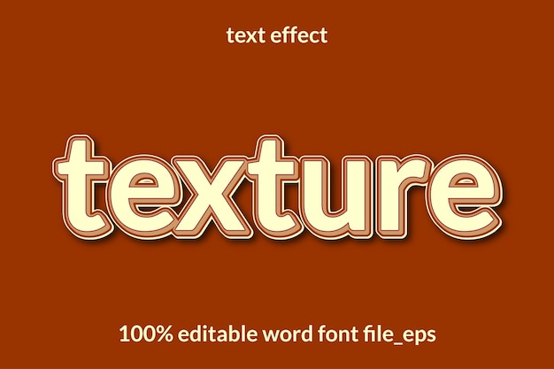 text effect texture