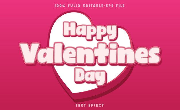 Text Effect valentine day