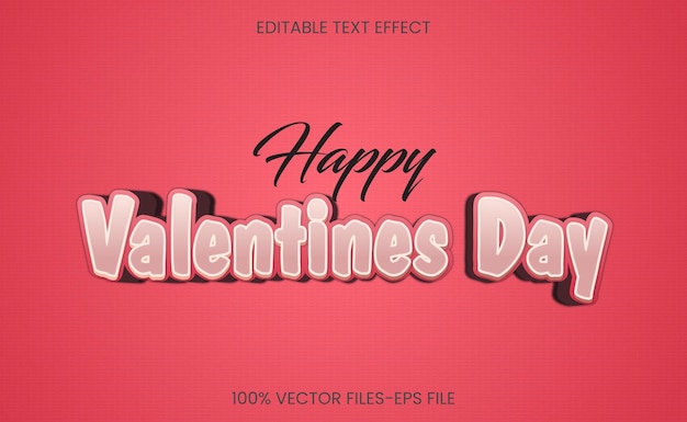 Text Effect valentine day