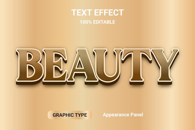 text effect word and font can be edited