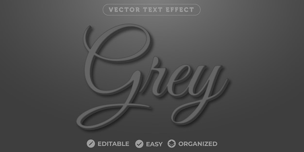 Text effectfully editable font text effect