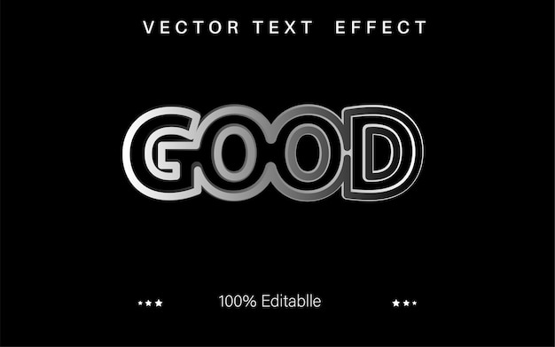 Text effects editable good