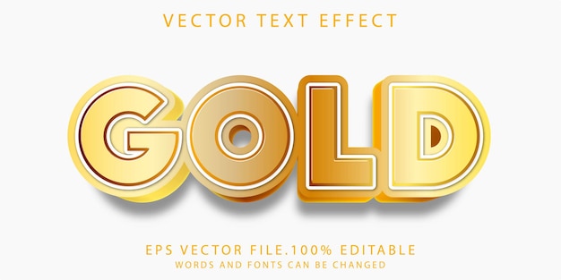 text effects gold