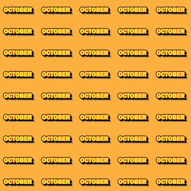 Text effects inspired by the months of the year