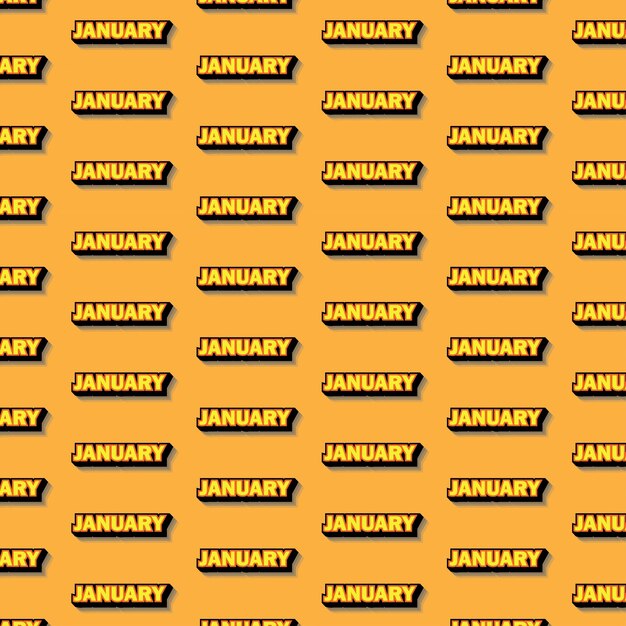 Text effects inspired by the months of the year
