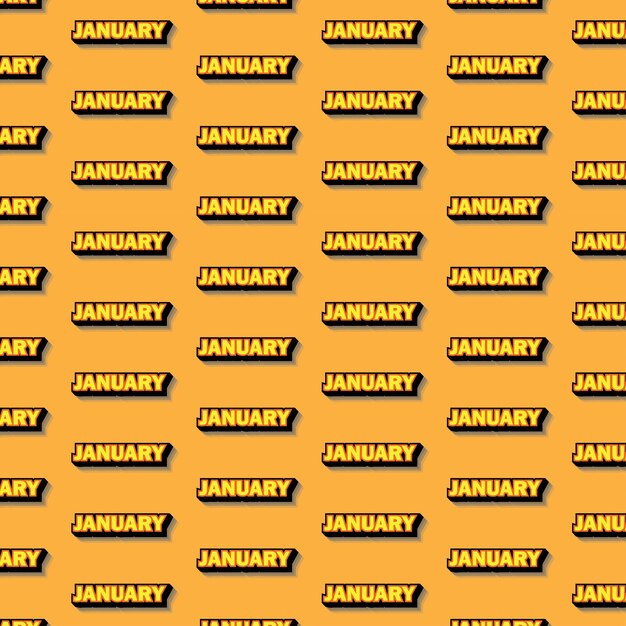 Text effects inspired by the months of the year